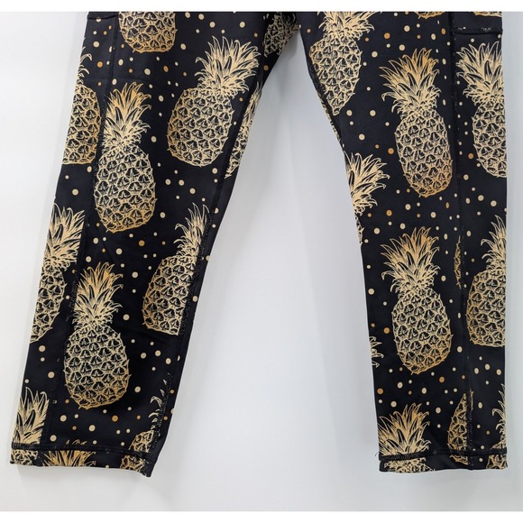 Constantly Varied Gear CVG Capri Pineapple Leggings Women's Large Black - Picture 4 of 8